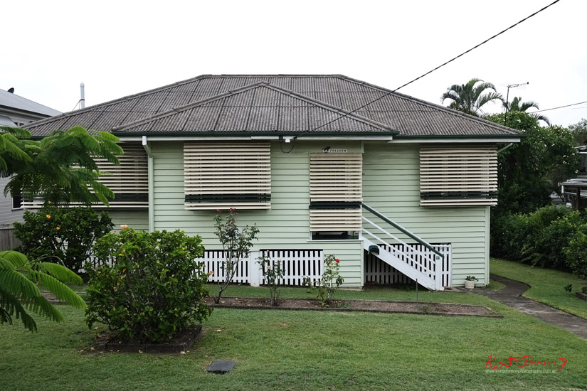 Tulloch, weatherboard house - Camp Hill. Post WW2 Brisbane vernacular architecture.
