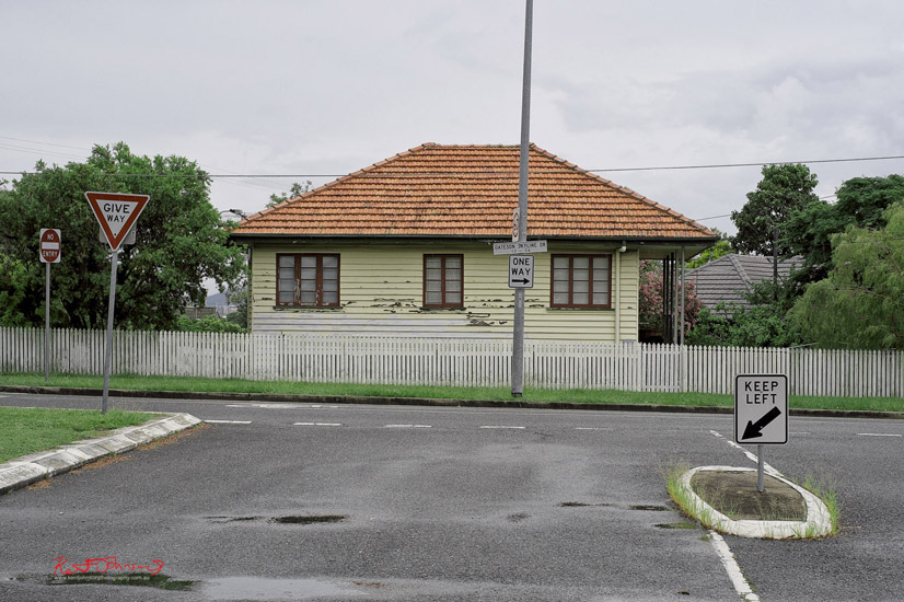 Traditional 40's 50's weatherboard home with city view from Oatson Skyline Drive, Seven Hills, Brisbane.