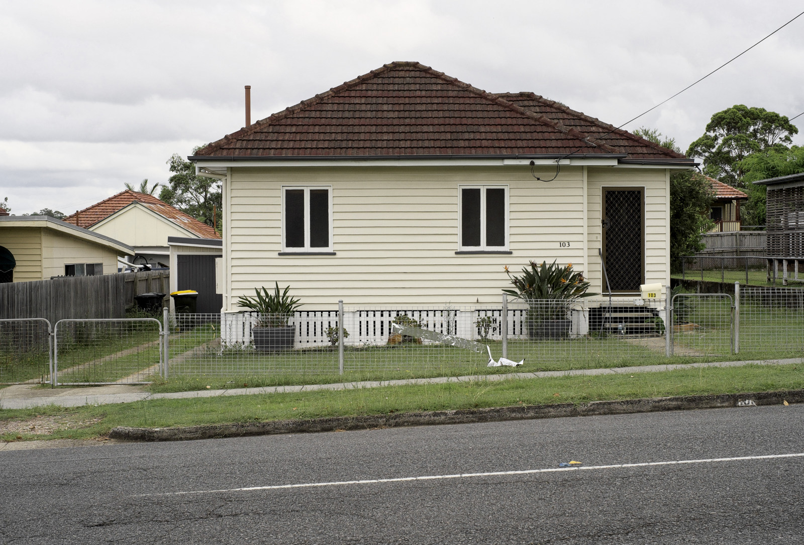 1940's 50's weatherboard home in middle of an unimproved block, Canon Hill, Brisbane.
