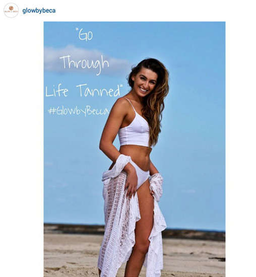 Beach intagram. Beauty and lifestyle photography for cosmetics, photographed on location in Sydney.