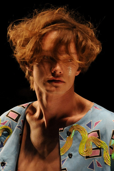 A special series of portraits showing the emotions of male & female models walking the runway of a fashion show at MBFWA, photographed by Kent Johnson.