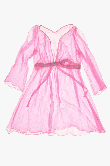 Lace Lingerie House coat flat lay