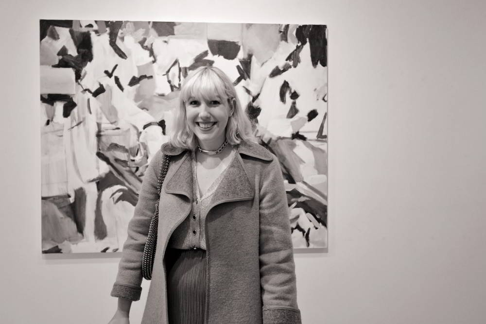 Catherine Clayton-Smith at Gallery 9 New Strokes exhibition.