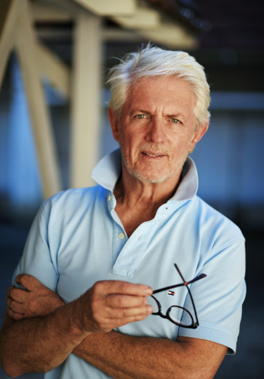 Mike, headshot for Silver fox managemen, Sydney, Australia.