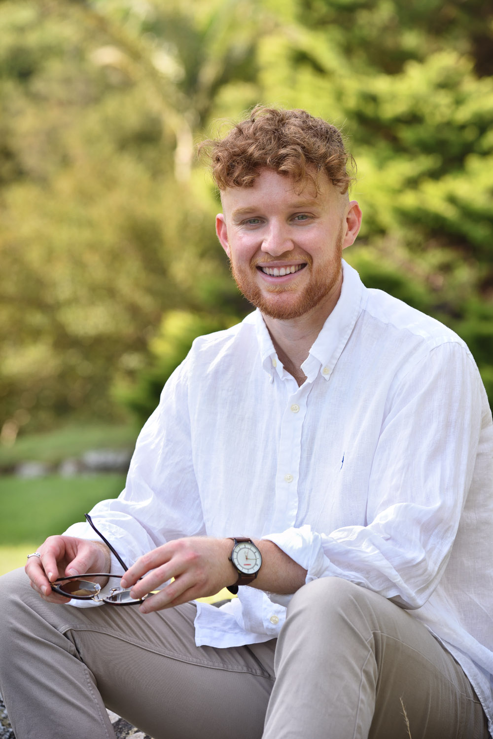 That special portrait for looking your best online. Photographed by Kent Johnson.