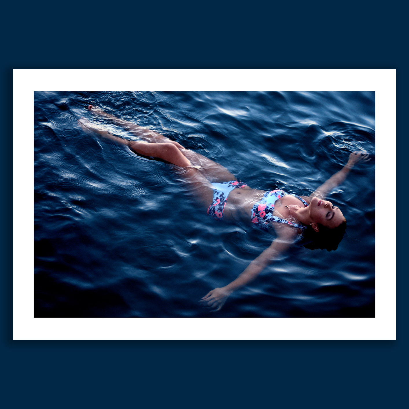 Anastasia Floating, Redleaf. Australian Riviera, an exhibition of landscape photography of the costal areas of the Eastern Suburbs of Sydney, Australia by photographer Kent Johnson.