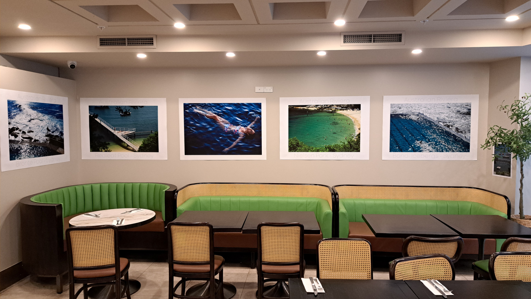 Australian Riviera, an exhibition of landscape photography of the costal areas of the Eastern Suburbs of Sydney, Australia by photographer Kent Johnson.