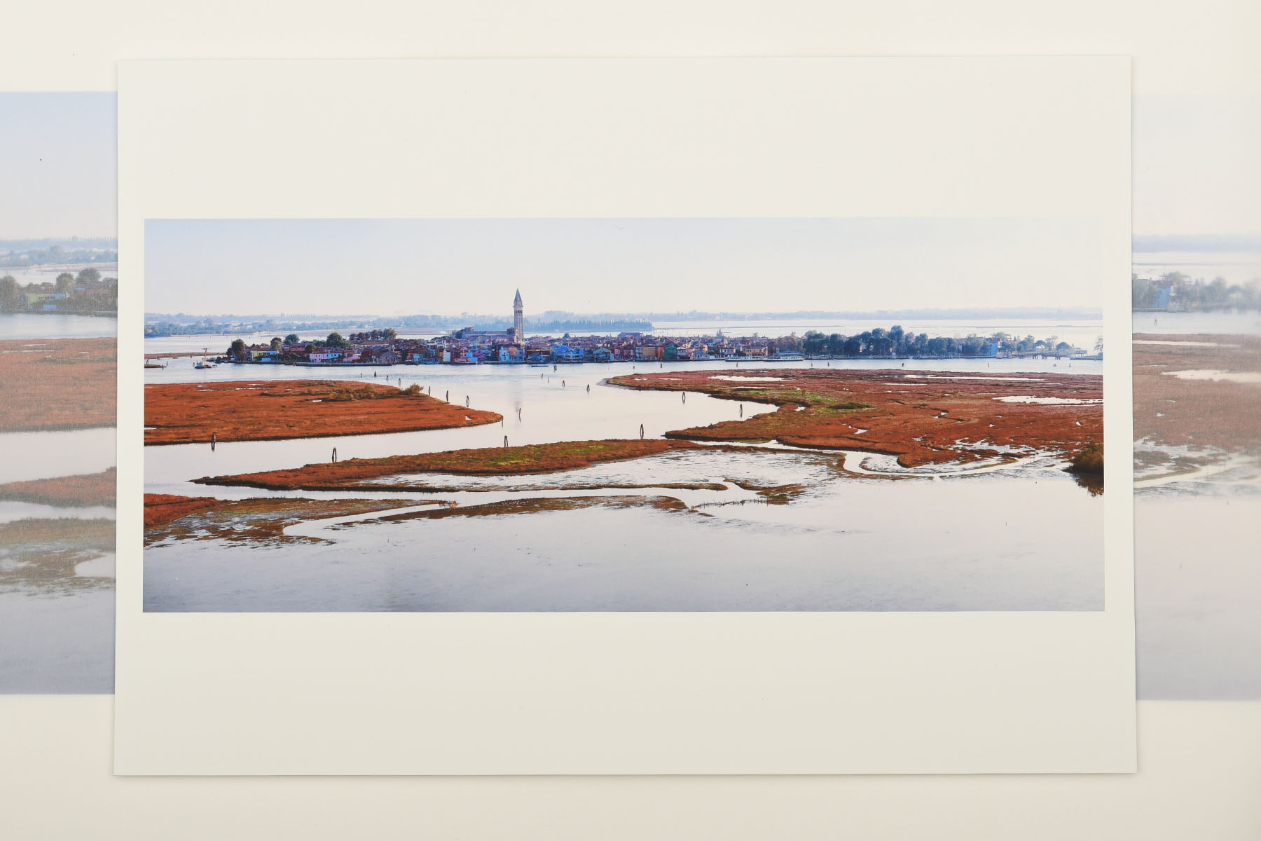 Burano and Venice from Torcello, La Serenissima an exhibition of photographs and fine art prints by Kent Johnson